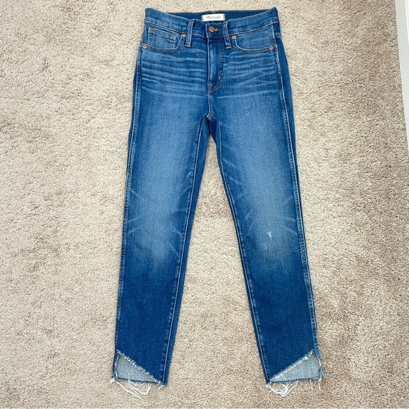 Madewell 10" High-Rise Skinny Jeans: Cutout Tulip Hem Edition - Picture 15 of 16
